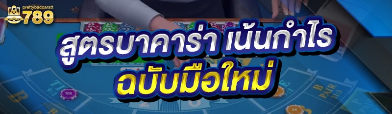 สูตรบาคาร่า เน้นกำไร ฉบับมือใหม่